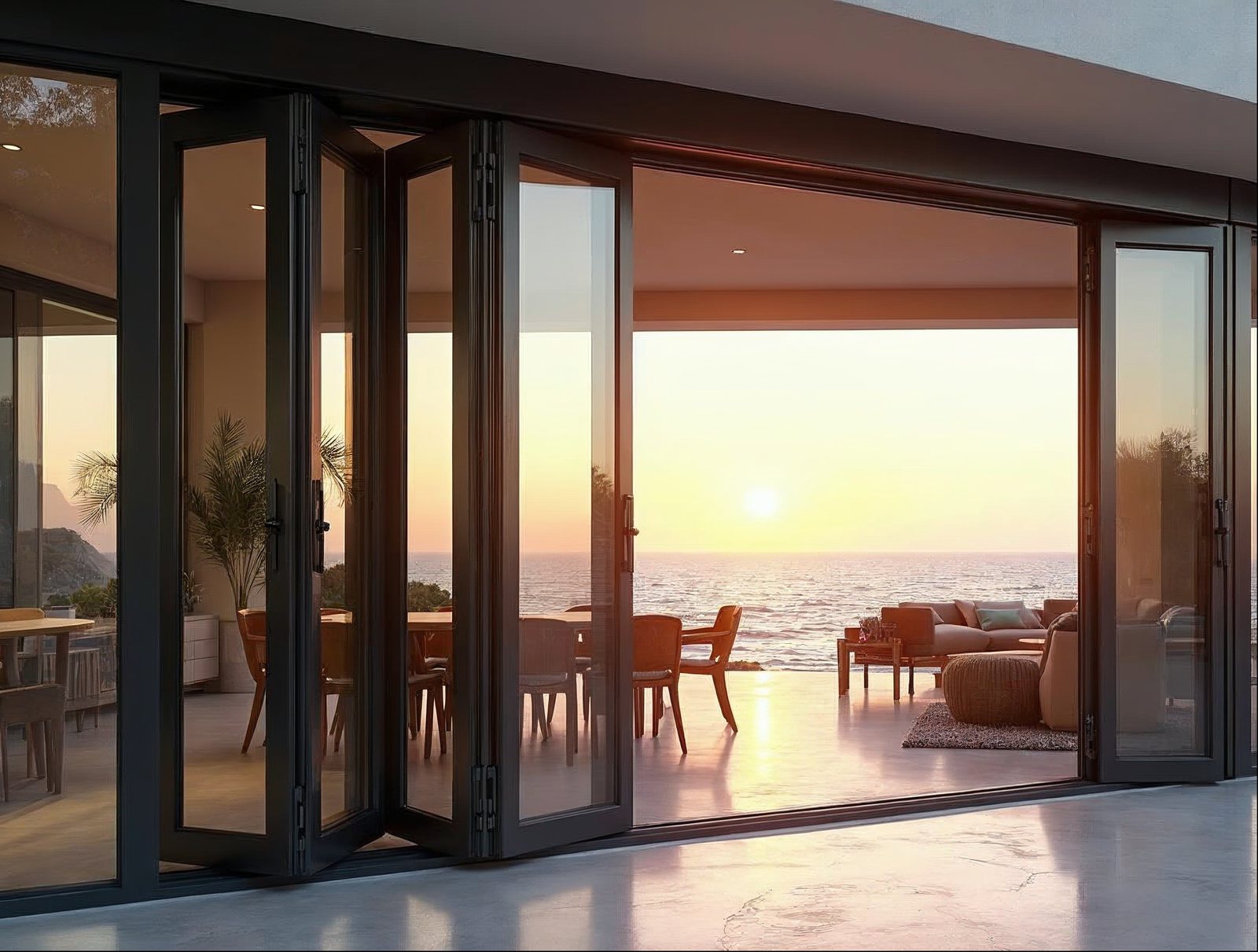 bi-fold door door schedule construction drawing installation planning